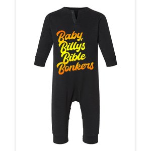 Baby Billys Bible Bonkers Infant Fleece One Piece