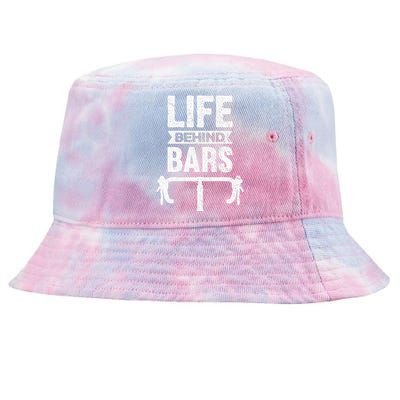 Biking Bicycling Bicycle Life Behind Bars Meme Tie-Dyed Bucket Hat