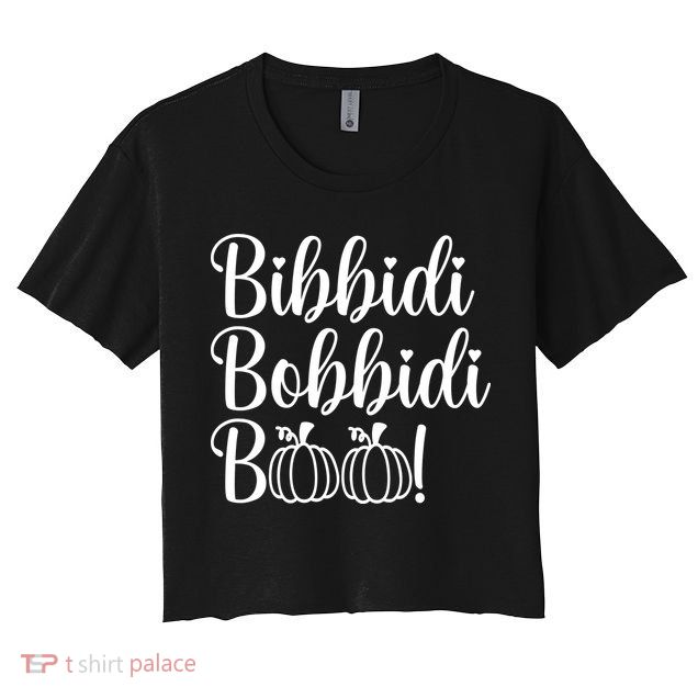 Bibbidi Bobbidi Boo Cute Halloween Crop Top