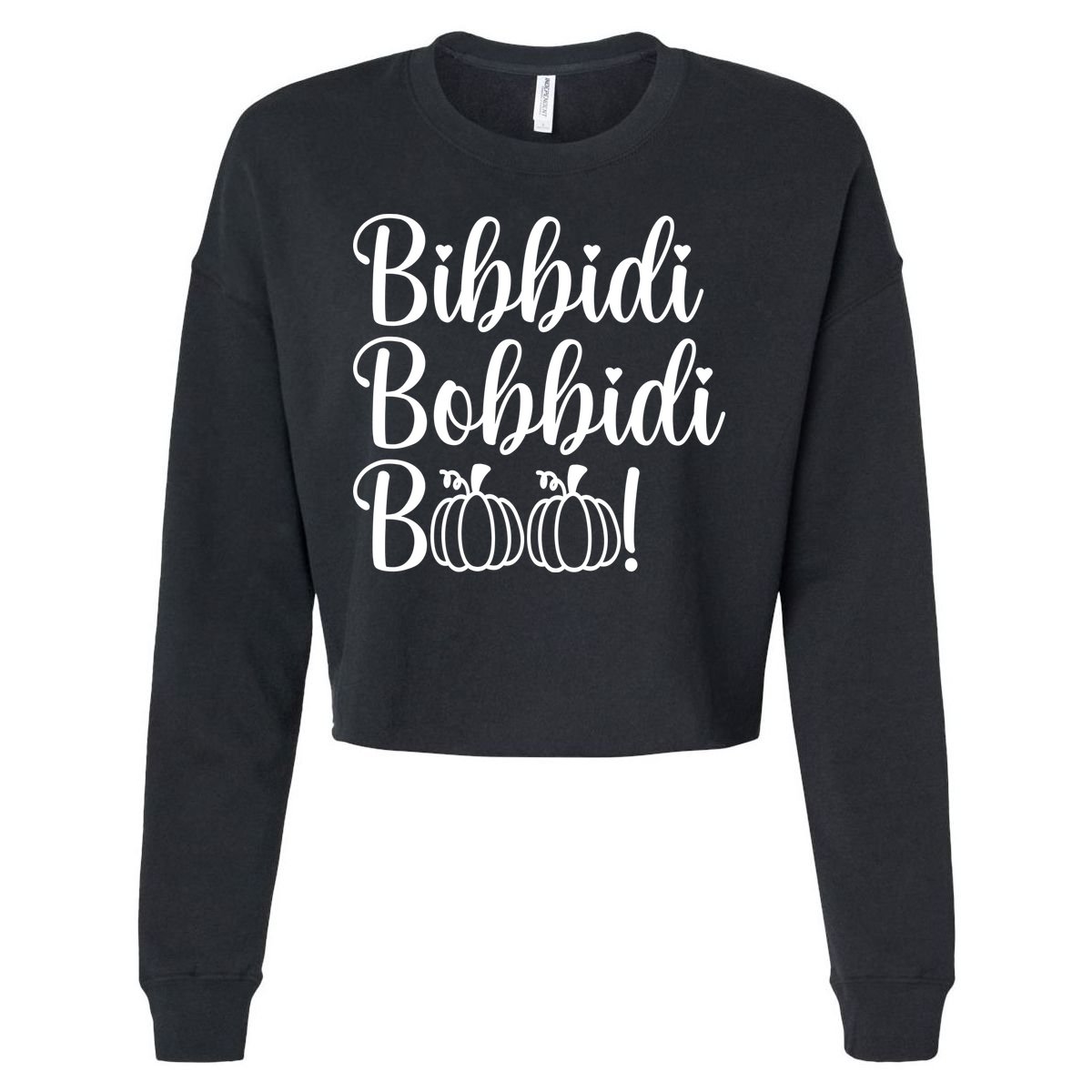 Bibbidi Bobbidi Boo Cute Halloween Cropped Pullover Crew