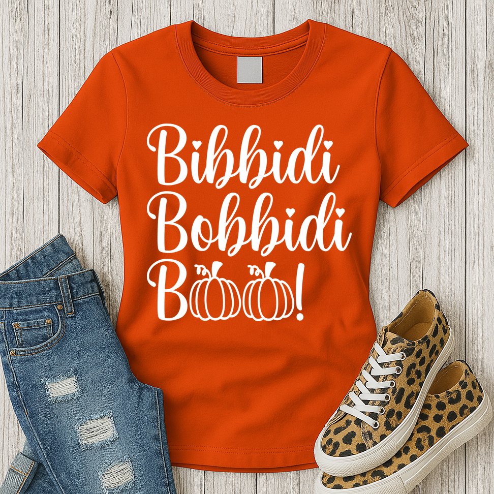 Bibbidi Bobbidi Boo Cute Halloween Womens T-Shirt
