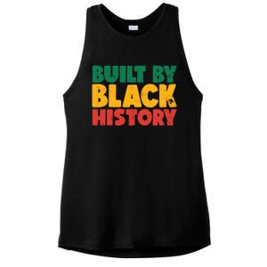 Built By Black History Month Juneteenth Black Pride Gift Ladies PosiCharge Tri-Blend Wicking Tank