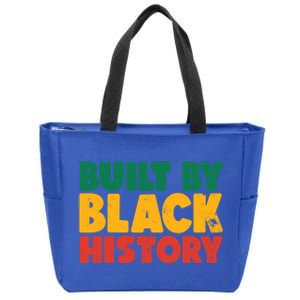 Built By Black History Month Juneteenth Black Pride Gift Zip Tote Bag