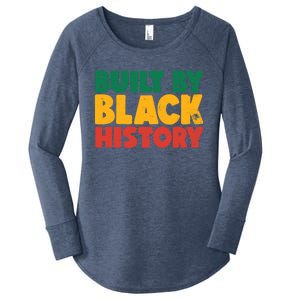 Built By Black History Month Juneteenth Black Pride Gift Women's Perfect Tri Tunic Long Sleeve Shirt