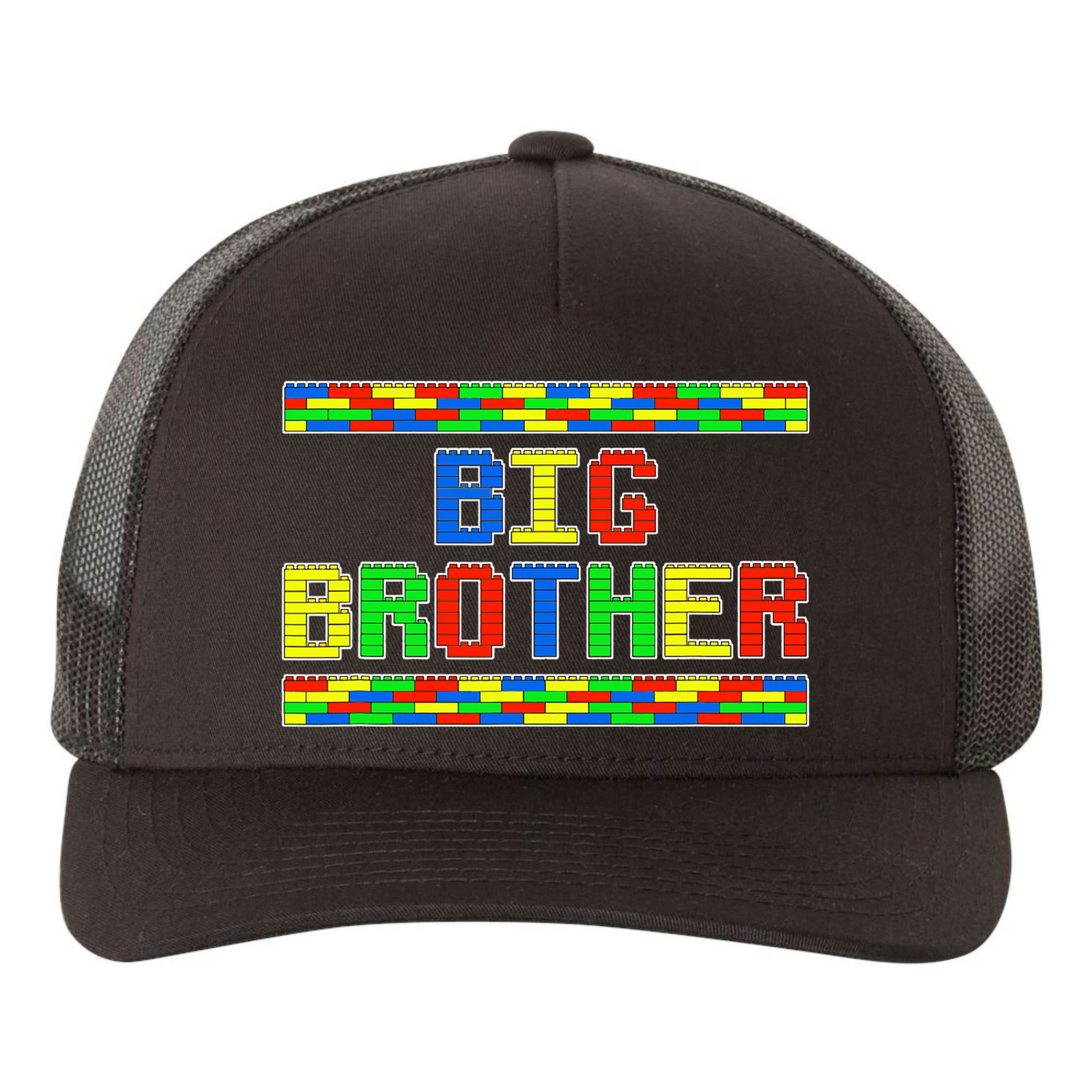 Big Brother Building Blocks Bricks Yupoong Adult 5-Panel Trucker Hat