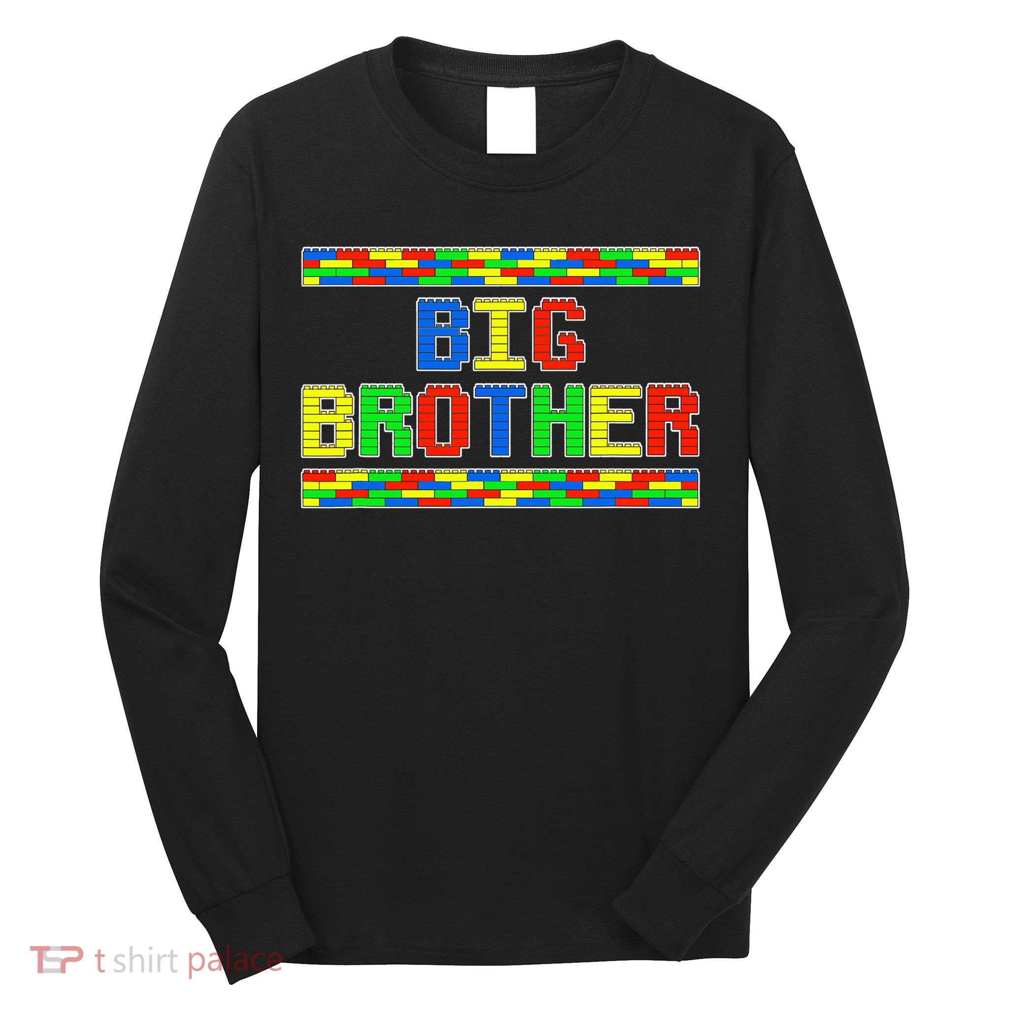 Big Brother Building Blocks Bricks Long Sleeve Shirt