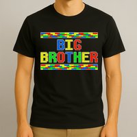 Big Brother Building Blocks Bricks T-Shirt