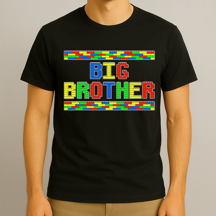 Big Brother Building Blocks Bricks T-Shirt