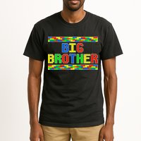 Big Brother Building Blocks Bricks Tall T-Shirt