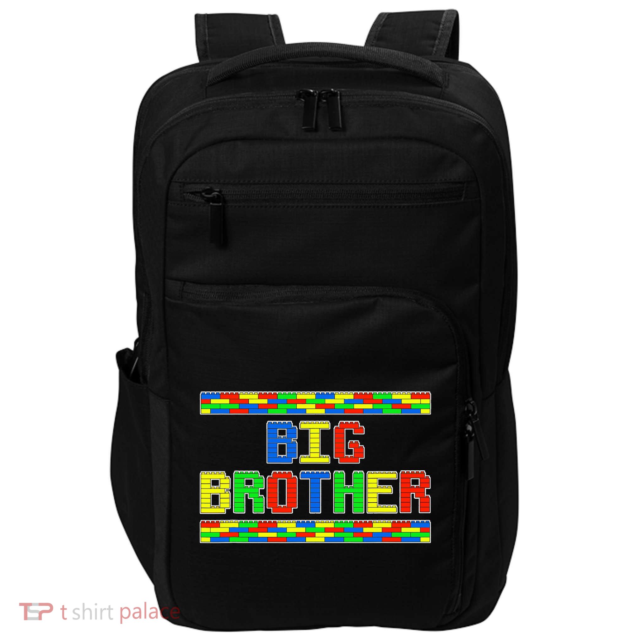 Big Brother Building Blocks Bricks Impact Tech Backpack