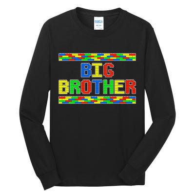Big Brother Building Blocks Bricks Tall Long Sleeve T-Shirt