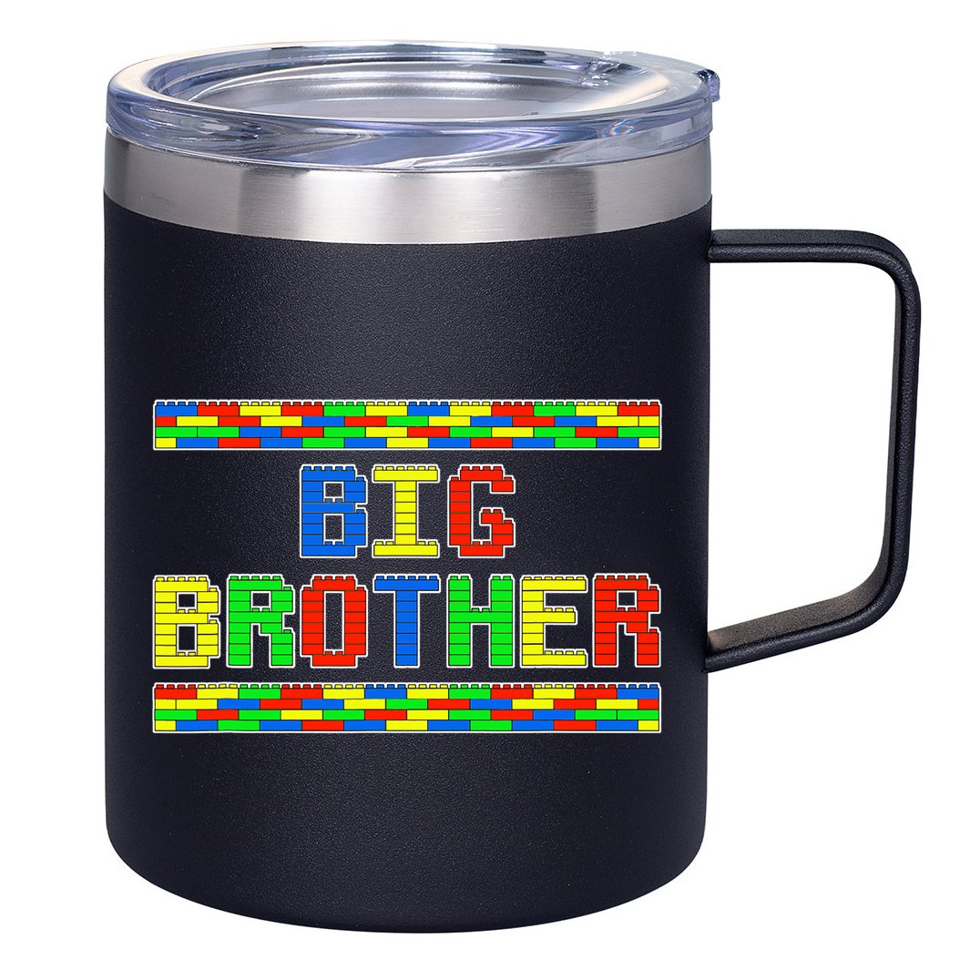Big Brother Building Blocks Bricks 12oz Stainless Steel Coffee Mug