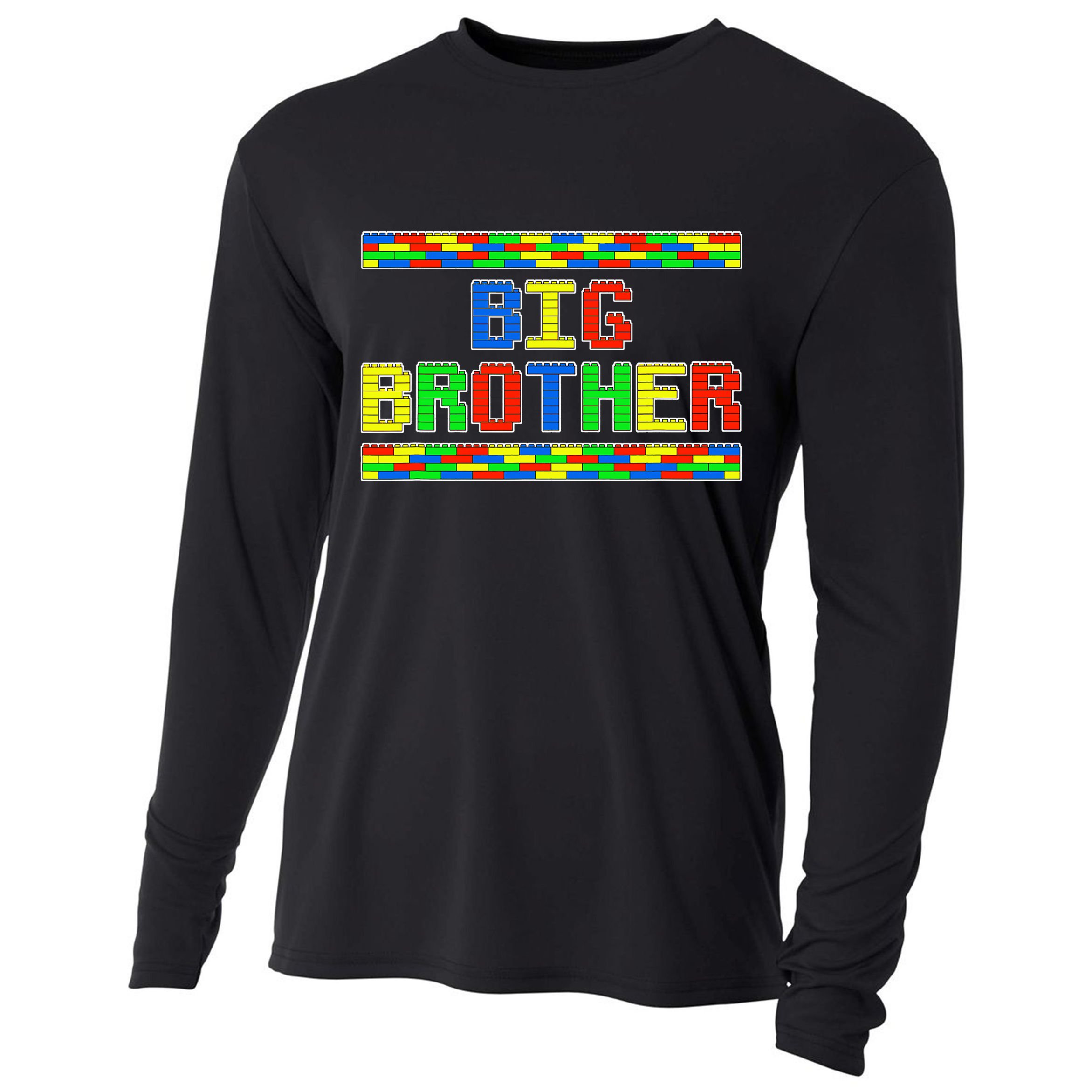 Big Brother Building Blocks Bricks Cooling Performance Long Sleeve Crew