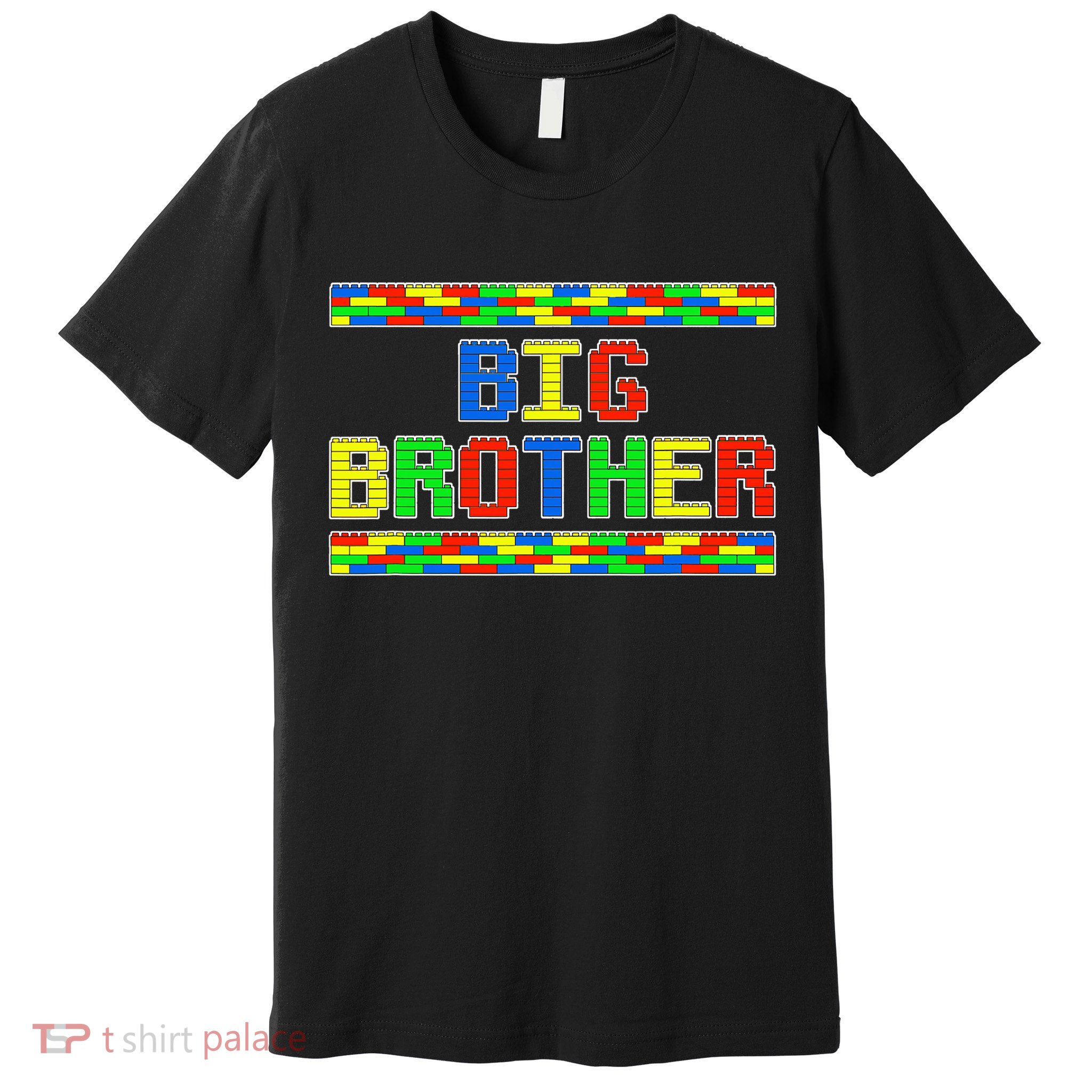 Big Brother Building Blocks Bricks Premium T-Shirt