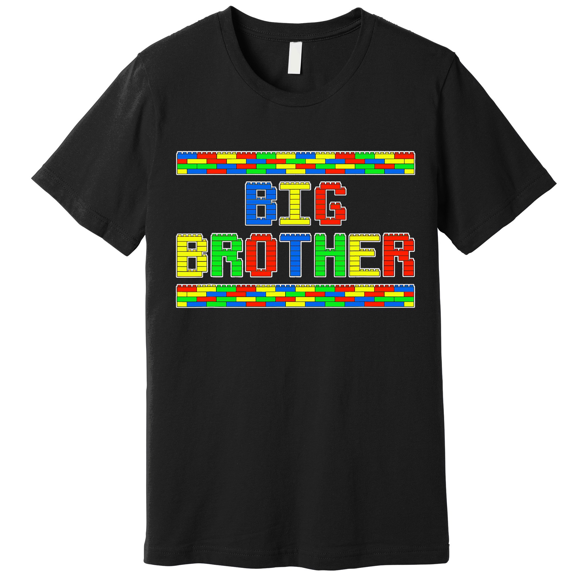 Big Brother Building Blocks Bricks Premium T-Shirt