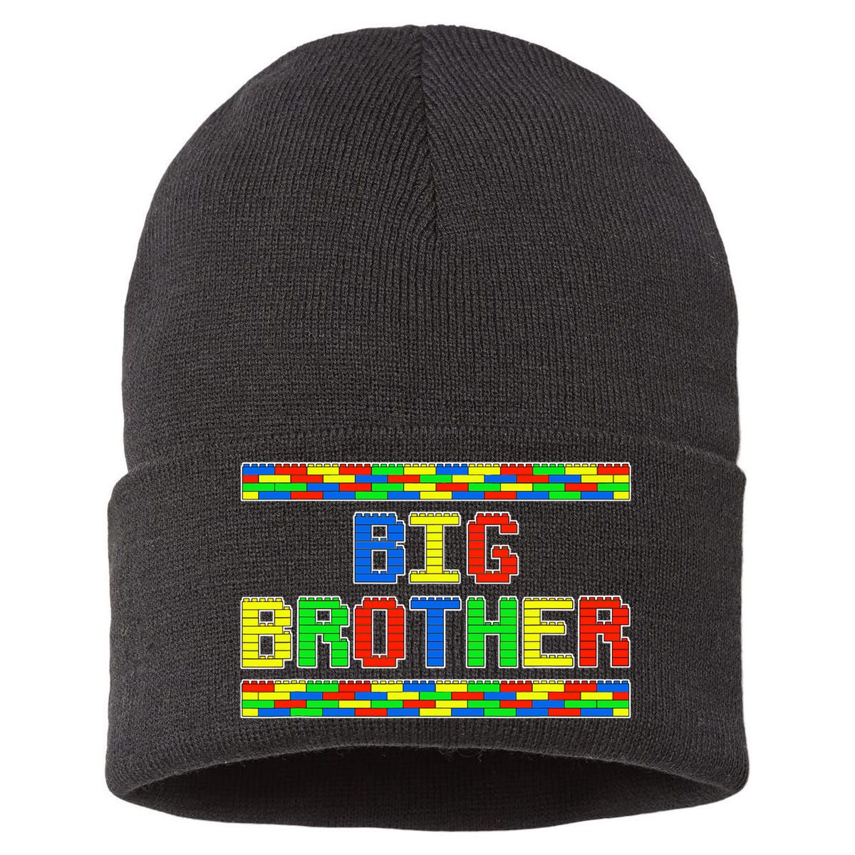 Big Brother Building Blocks Bricks Sustainable Knit Beanie