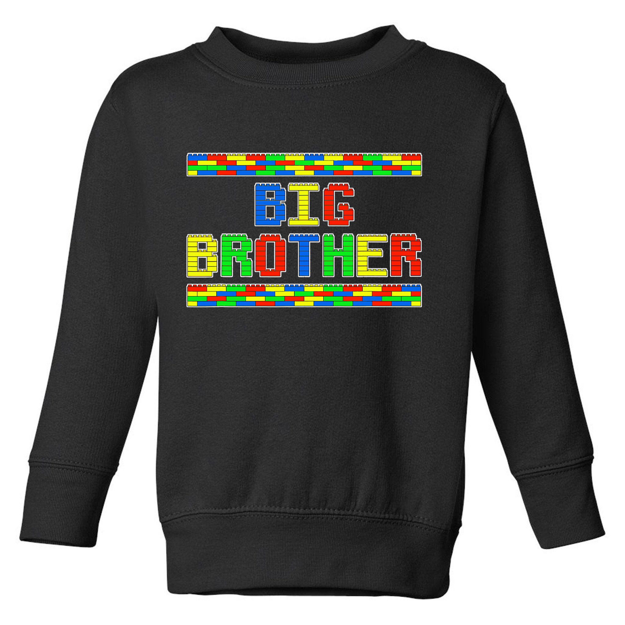 Big Brother Building Blocks Bricks Toddler Sweatshirt