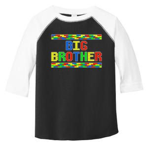 Big Brother Building Blocks Bricks Toddler Fine Jersey T-Shirt