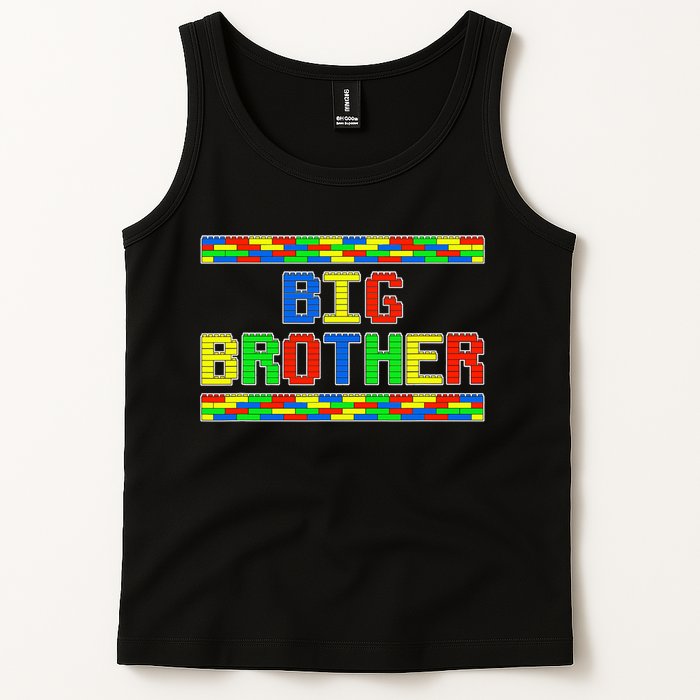 Big Brother Building Blocks Bricks Tank Top