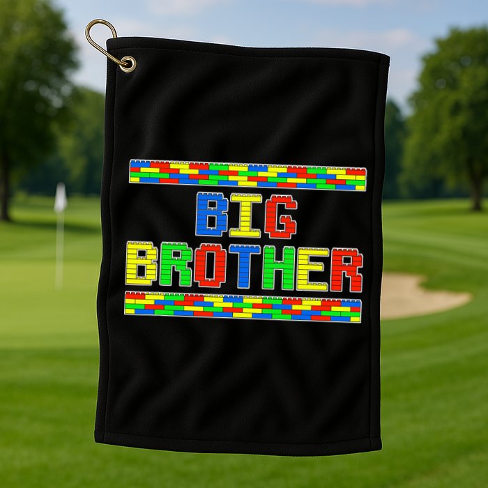Big Brother Building Blocks Bricks Golf Towel
