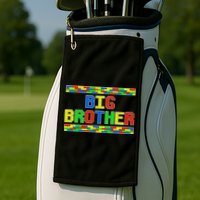 Big Brother Building Blocks Bricks Golf Towel