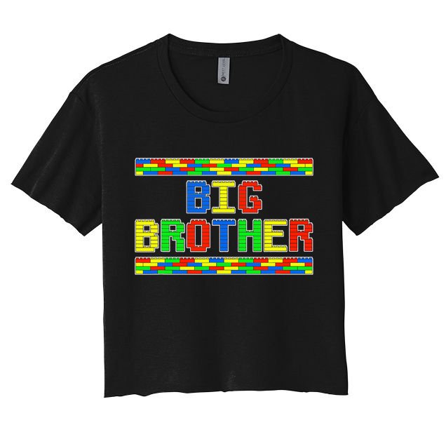 Big Brother Building Blocks Bricks Crop Top
