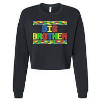 Big Brother Building Blocks Bricks Cropped Pullover Crew