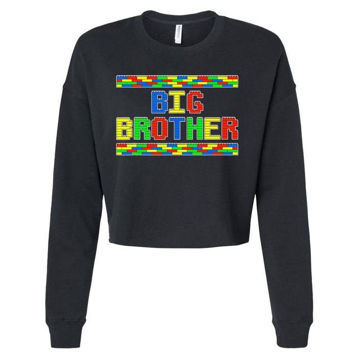 Big Brother Building Blocks Bricks Cropped Pullover Crew