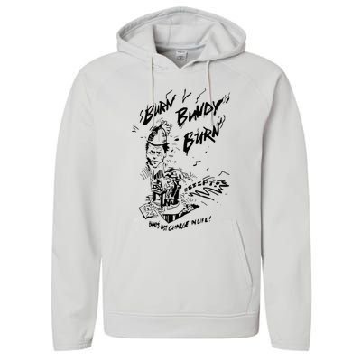 Burn Bundy Burn Performance Fleece Hoodie