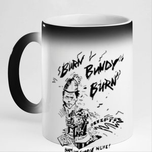 Burn Bundy Burn 11oz Black Color Changing Mug