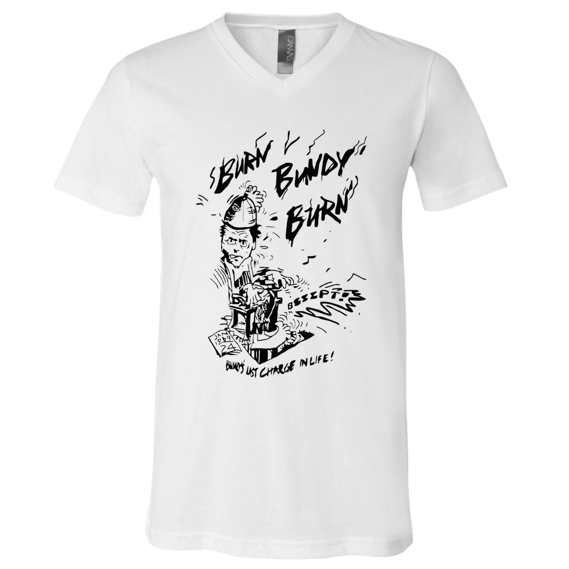 Burn Bundy Burn V-Neck T-Shirt