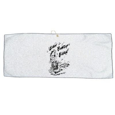 Burn Bundy Burn Large Microfiber Waffle Golf Towel