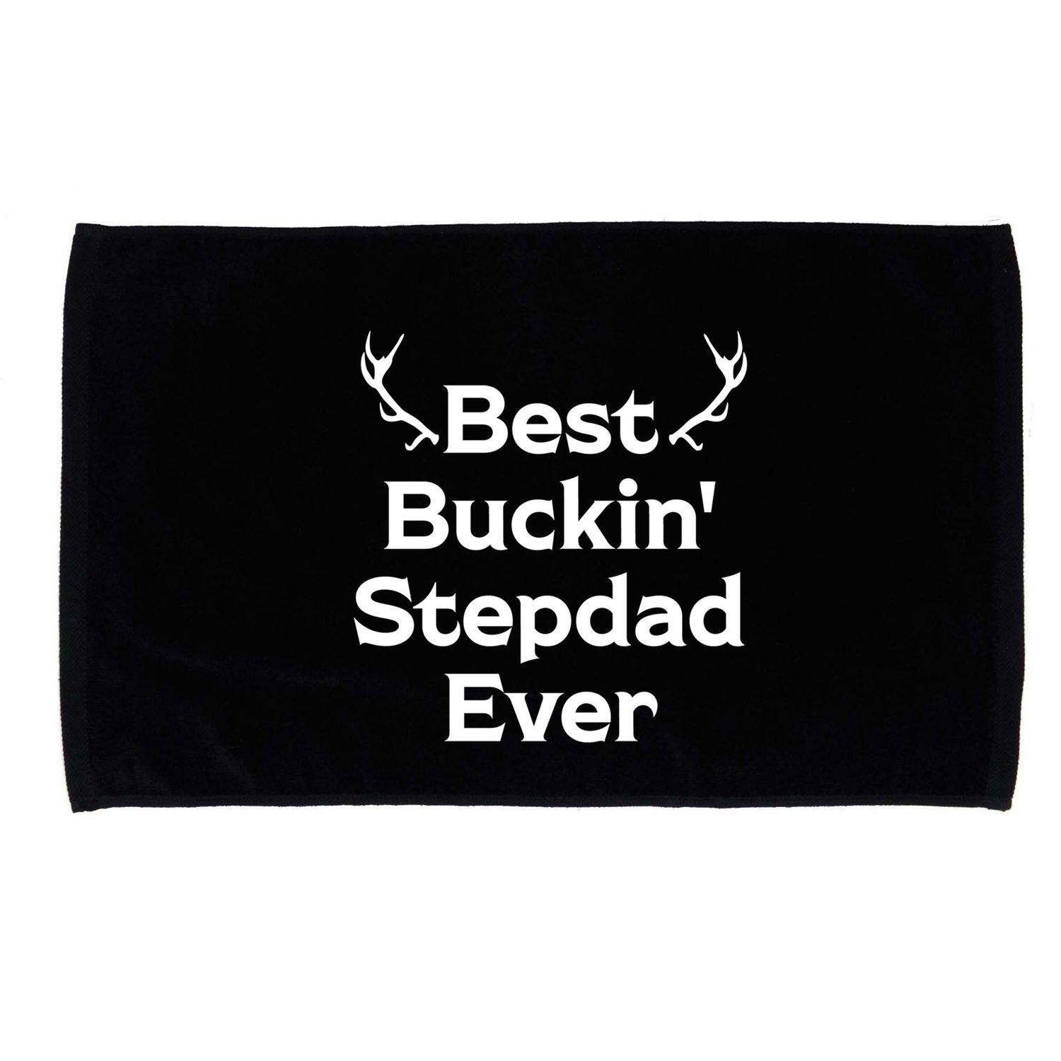 Best Buckin' Bonus Dad Ever Bonus Father Stepdad Great Gift Microfiber Hand Towel