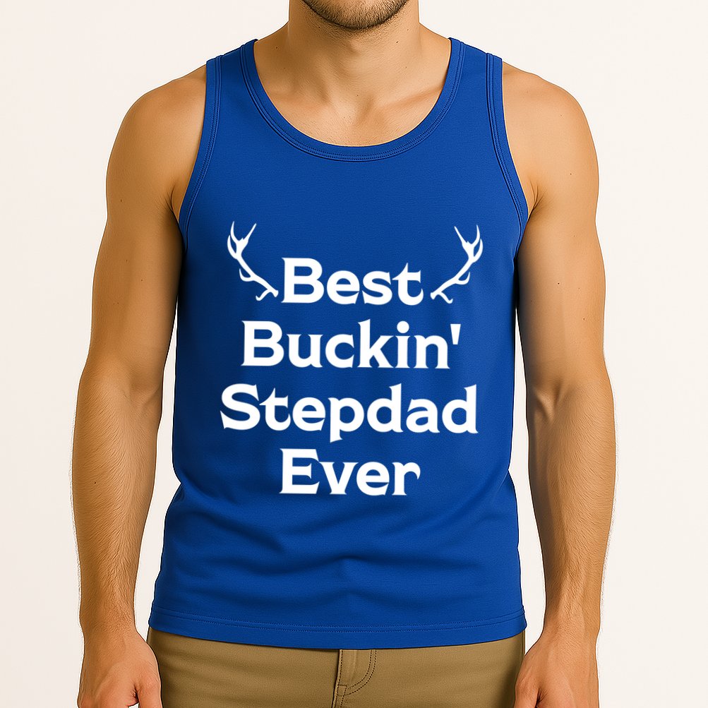 Best Buckin' Bonus Dad Ever Bonus Father Stepdad Great Gift Tank Top