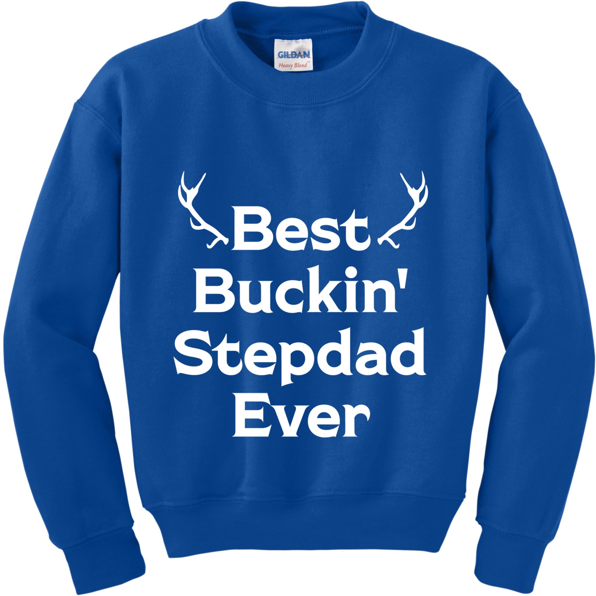 Best Buckin' Bonus Dad Ever Bonus Father Stepdad Great Gift Kids Sweatshirt