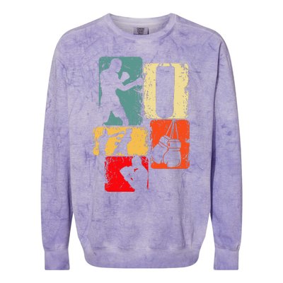 Boxer Boxing Colorblast Crewneck Sweatshirt