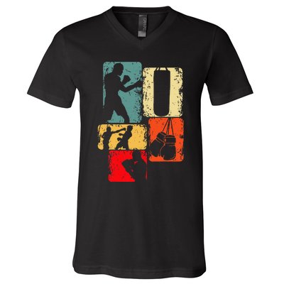 Boxer Boxing V-Neck T-Shirt