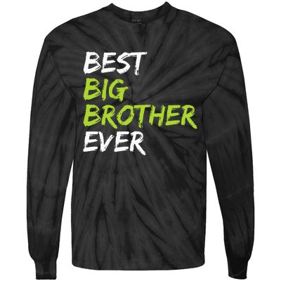 Best Big Brother Ever Tie-Dye Long Sleeve Shirt