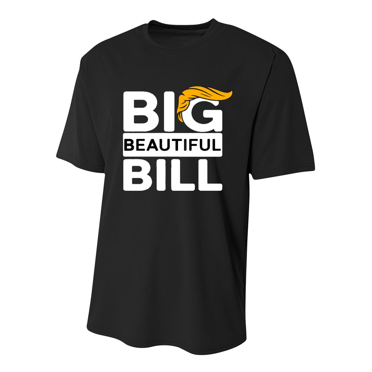 Big Beautiful Bill Donald Trump Youth Performance Sprint T-Shirt