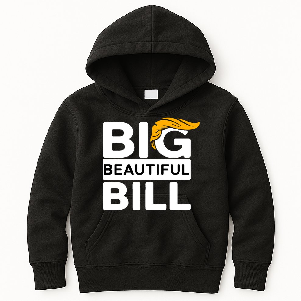 Big Beautiful Bill Donald Trump Kids Hoodie