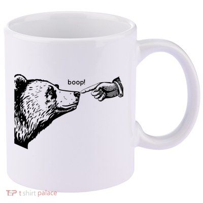Boop Bear 11oz C Handle Ceramic Mug
