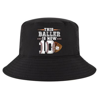 Boy Baseball Birthday age 10 Sports themed birthday Cool Comfort Performance Bucket Hat