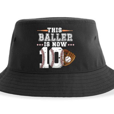 Boy Baseball Birthday age 10 Sports themed birthday Sustainable Bucket Hat