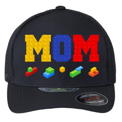 Builder Building Blocks Mom Flexfit Unipanel Trucker Cap