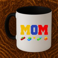 Builder Building Blocks Mom Mug