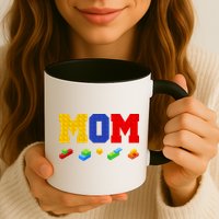 Builder Building Blocks Mom Mug