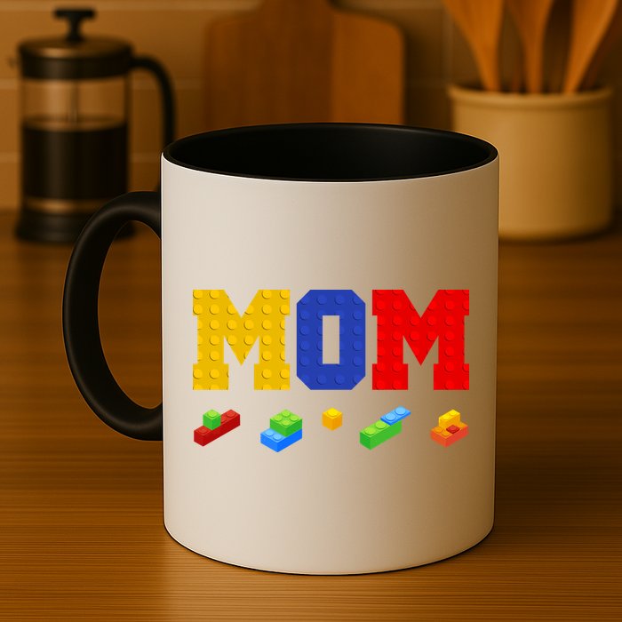 Builder Building Blocks Mom Mug