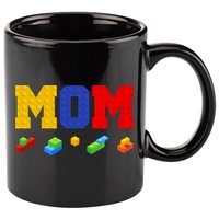 Builder Building Blocks Mom 11oz C Handle Ceramic Mug