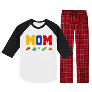 Builder Building Blocks Mom Raglan Sleeve Pajama Set