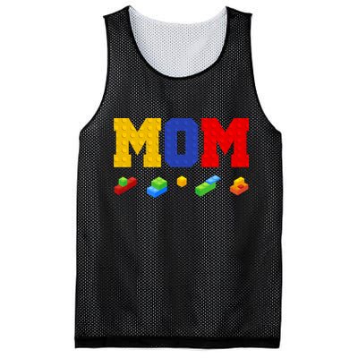 Builder Building Blocks Mom Mesh Reversible Basketball Jersey Tank